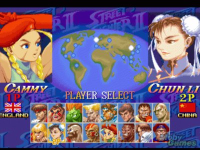 Super Street Fighter II Select Ladies jigsaw puzzle