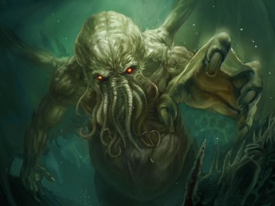 Cthulhu quittant les abysses jigsaw puzzle