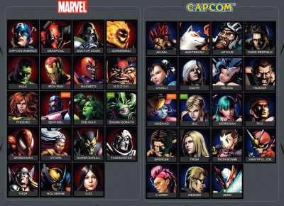 פאזל של Marvel vs Capcom 3 Street Fighter