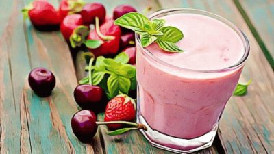 Milkshake Red Fruit jigsaw puzzle