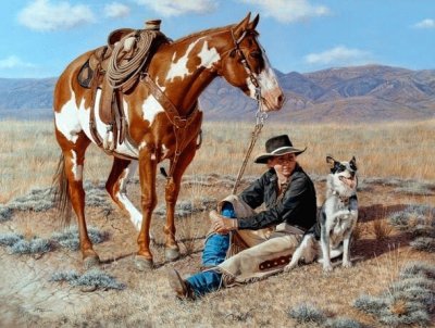 Cowboy jigsaw puzzle