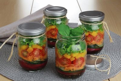 פאזל של Jar Salad