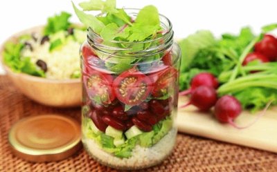 פאזל של Jar Salad