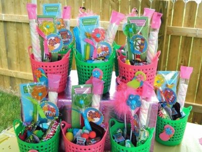 Pool Party Favor Baskets