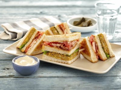 Sandwich jigsaw puzzle