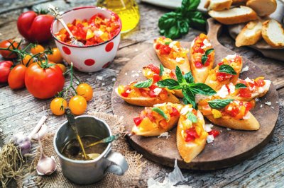 פאזל של Vegetable Bruschetta