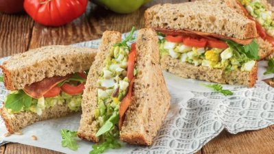 Avocado   Eggs Sandwich jigsaw puzzle