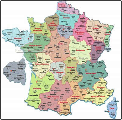 DÃ©partements franÃ§ais jigsaw puzzle