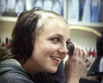 Bald Britney jigsaw puzzle