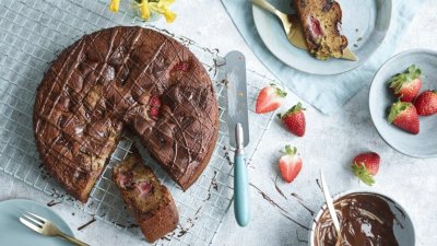 Chocolate   Strawberry Cake jigsaw puzzle