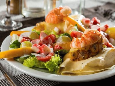 Seafood Crepe