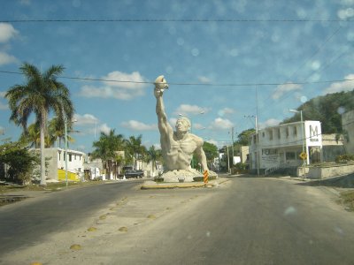 Monumento en Lerma, Campeche.