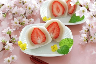 Strawberry  Mochi