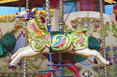 Carousel Horse Detail jigsaw puzzle