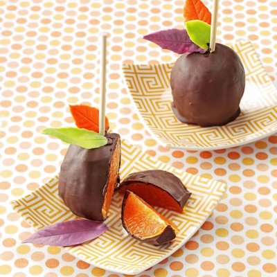 Chocolate Orange Lollipop