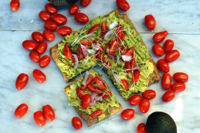 Avocado   tomato Toast jigsaw puzzle