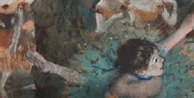 פאזל של Degas ballerina azzurra