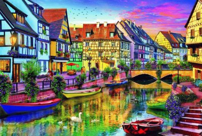 Canal de Francia... jigsaw puzzle