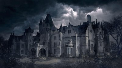 haunted house jigsaw puzzle