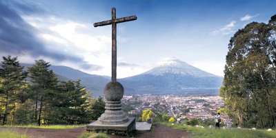 EL CERRO DE LA CRUZ ANTIGUA GUATEMALA jigsaw puzzle