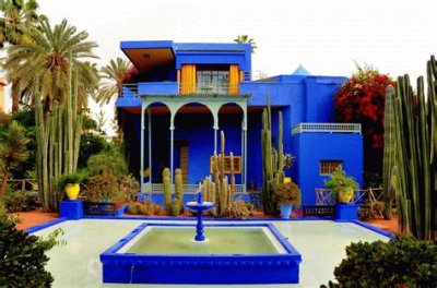 פאזל של jardin de majorelle, marakkech