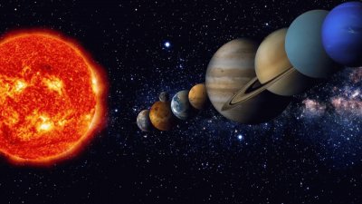 פאזל של Nuestro sistema solar tiene 8 planetas