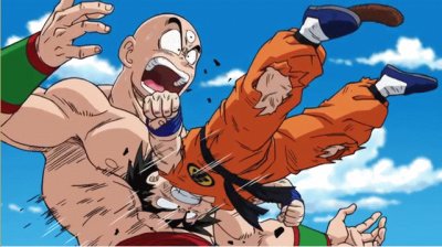 Goku vs Ten Shin Han jigsaw puzzle