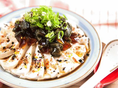 Preserved egg   tofu jigsaw puzzle