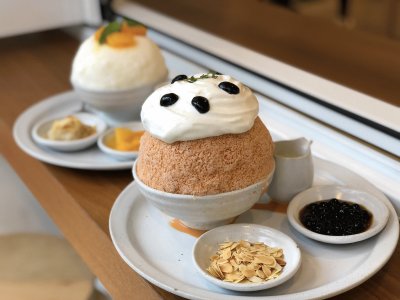 Boba shaved ice