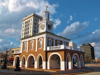 The Market House in downtown Fayetteville