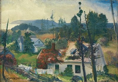 George Bellows - The Red Vine, Matinicus Island