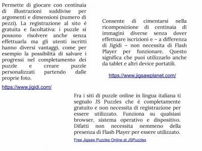 Presentazione  APP puzzle jigsaw puzzle