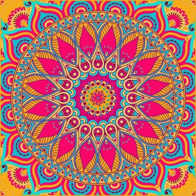 Mandala jigsaw puzzle