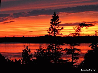 Sunset over Passamaquoddy jigsaw puzzle