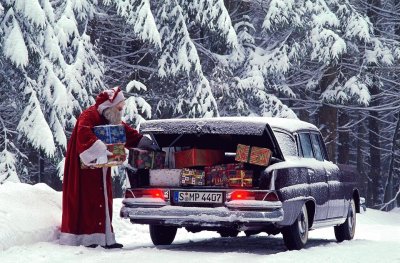 פאזל של Santa 's Benz