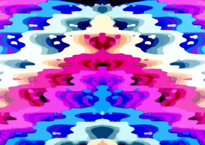 Rose et bleu