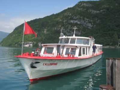Tour Boat, Lake Annecy, France jigsaw puzzle
