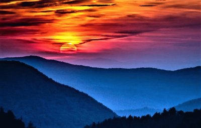 sinking sun