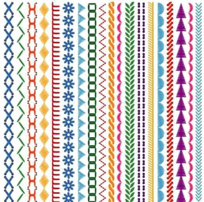 Embroidery lines 2 jigsaw puzzle