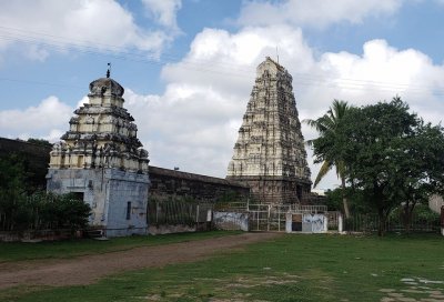 INDIA Templo Thirupparankundram .Madurai, jigsaw puzzle