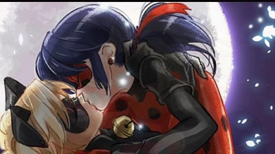 פאזל של love cat noir y lady bug