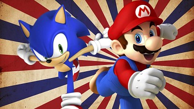 פאזל של sonic y mario