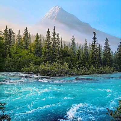 mountain river