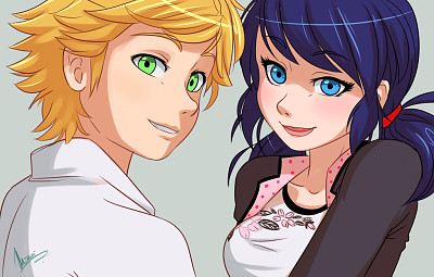 marinette y adrien jigsaw puzzle