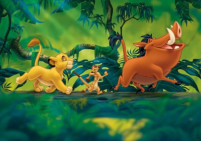 simba timon y pumba jigsaw puzzle