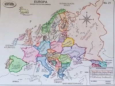 Mapa de Europa jigsaw puzzle