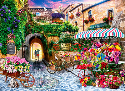 mercadillo de flores jigsaw puzzle