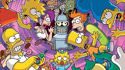 פאזל של Os Simpsons / Futurama