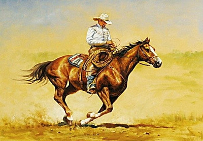 cabalgando jigsaw puzzle