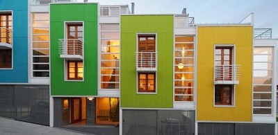 פאזל של Casas coloridas